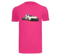 Mister Tee T-Shirt 'Weekend Wolf' crème / opal / brun foncé / rose, Taille L