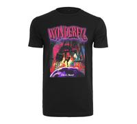 Mister Tee T-Shirt 'Wonderful' jaune fluo / violet néon / rose néon / noir, Taille L