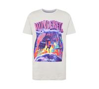 Mister Tee T-Shirt 'Wonderful' jaune / gris clair / violet / violet foncé, Taille XXL