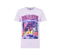 Mister Tee T-Shirt 'Wonderful' jaune / violet clair / violet foncé / rouge feu, Taille M