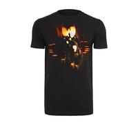 Mister Tee T-Shirt 'Wu-Wear Masks' jaune foncé / orange / noir, Taille M