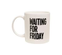 Mister Tee Tasse 'Waiting For Friday' noir / blanc, Taille One Size