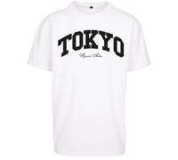 Mister Tee Tokyo College Oversize Tee Hommes T-Shirt Logo Écriture Coton