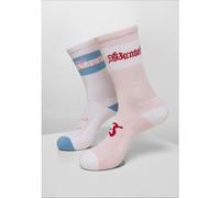 Mister Tee Trust Wanted Chaussettes 2-Pack Bas Socquettes de Sport Inscription