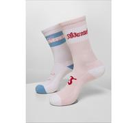 Mister Tee Trust Wanted Chaussettes 2-Pack Bas Socquettes de Sport Inscription