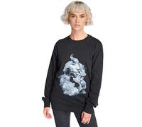 Mister Tee Herren Tupac Smoke Crewneck Sweatshirt, Black, XL
