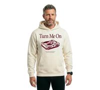 Mister Tee Turn Me On Record Player Hoodie Beige L Homme