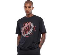 Mister Tee Upscale T-Shirt Unisexe God Loyalty Love Oversize Tee 100% Coton, Noir, Taille XS Mixte