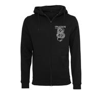 Mister Tee Veste de survêtement 'Never Die' gris / noir / blanc, Taille M