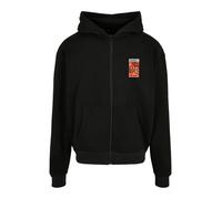 Mister Tee Veste de survêtement 'Peace' vert / orange / noir / blanc, Taille M