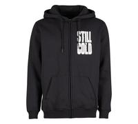 Mister Tee Veste de survêtement 'Still Cold' noir / blanc cassé, Taille M