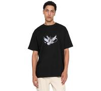 Mister Tee Vive la Liberte Oversize Tee T-Shirt, Black, L Grande Taille Tall Homme