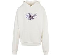 Mister Tee Vive La Liberte Sweat à Capuche Oversize Blanc Fleece Print