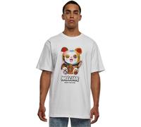 Mister Tee Welcome Cat Heavy Oversize Tee T-Shirt, White, M Homme