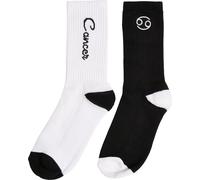 Mister Tee Zodiac Socks 2-Pack Black/White Cancer EUR 48