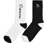 Mister Tee Zodiac Socks 2-Pack Black/White Capricorn EUR 36