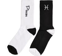Mister Tee Zodiac Socks 2-Pack Black/White Pisces EUR 48