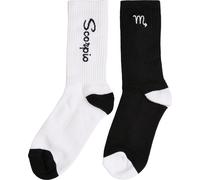 Mister Tee Zodiac Socks 2-Pack Black/White Scorpio EUR 44
