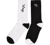 Mister Tee Zodiac Socks 2-Pack Black/White Virgo EUR 40