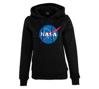 Mister Thé (misuq) Femme Ladies NASA Insignia à Capuche Hoodie S Noir