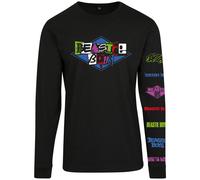 Mistertee à Manches Longues Beastie Boys Logo T Shirt Homme Coton Jersey Homme