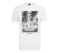 Mistertee T-Shirt Aujourd'Hui Ce Qui A Good Jour Coton Jersey Palmiers Plage