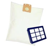 MisterVac | compatible avec les sacs d'aspirateur sacs de rechange 5 pièces + filtre Nilfisk VP 600