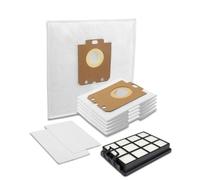 MisterVac | compatible avec les sacs d'aspirateur SG sacs de rechange 20 pièces + filtre filtre de remplacement filtre de remplacement AEG VX4-1-EB X Efficiency