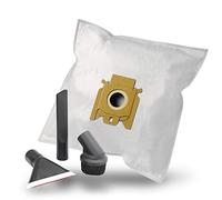 MisterVac | compatible avec les sacs de rechange pour sac d'aspirateur 10 pièces + jeu de buses Miele S 8360 Ecoline Elfenbeinweiß