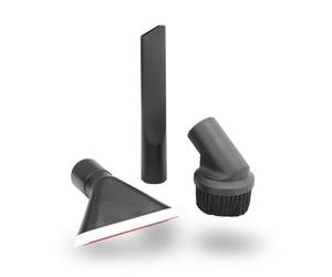 MisterVac | Kit de buses à main, composé de 1 x suceur plat + 1 x buse pour tissus d'ameublement + 1 x brosse pour meubles, compatible avec Kärcher AD 2 ASCHESAUGER 1.629-711.0