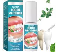 Misthair Vernis dentaire blanc,kit de blanchiment dentaire,instant teeth whitening paint 10ml,gel blanc pour les dents,dents brillantes facilement et rapidement,pour la socialisation (2pc)