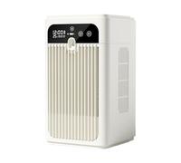 Misting Air Conditioner Fan - Portable Rechargeable AC Fan, Quiet Cooling Desk Fans with Mist Spray, 2-Speed Digital Time Display for Bedroom Office Dorm Camping Tabletop Summer Air Cooling Use