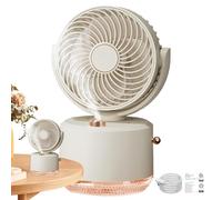 Misting Fan Device, Rechargeable Cooling Fan, Battery Powered Air Cooler, Compact Travel Supply for Providing Refreshing Breeze at Home Studio Settings, 9.06x5.91x4.72 inches