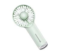 Misting Fan Rechargeable Portable Handheld Cooling Mister with 3 Speed Settings, Compact Electric Breeze Device for Outdoor Travel, Hydrating Small Cooler for Kids