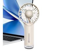 Misting Fan Rechargeable Portable Handheld Cooling Mister with 3 Speed Settings, Compact Electric Breeze Device for Outdoor Travel, Hydrating Small Cooler for Kids