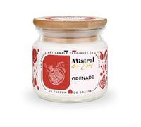 Mistral des Sens Bougie Parfumée Artisanale Grenade 40 Heures 150ml