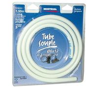 Tuyau gaz butane propane - D: 6 mm - 1.5 m + 2 colliers