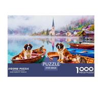 Mistral matinal à Hallstatt, Autriche Puzzle en Bois Imperméable DIY Puzzles De 1000 Pièces pour Adultes Cadeaux Défi Et Casse-tête Jeux De Stimulants