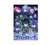 MISTRARA Poster sur toile de dessin animé Blue Lock 2e saison - Décoration pour chambre à coucher, bureau, chambre - Cadeau - 30 x 45 cm