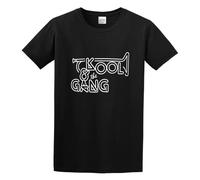 MISTT WOPII Kool & The Gang RNB Soul Funk Vinyl Celebration Get Down on It Live T-Shirt Black M