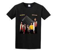 MISTT WOPII Men's Air Supply Lost in Love Hits Design Cotton T Shirt Black XL