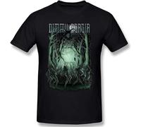 MISTT WOPII Men's Dimmu Borgir Round Neck Short Sleeve Fitness and Leisure Short Sleeve Top T-Shirts Black M