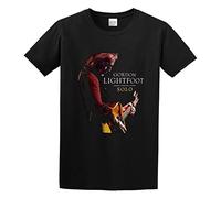 MISTT WOPII Men's Gordon Lightfoot Solo Cotton T Shirt Black 3XL