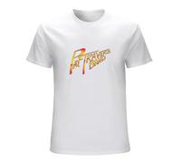 MISTT WOPII Men's Jhc Pat Travers Band T-Shirts White XXL