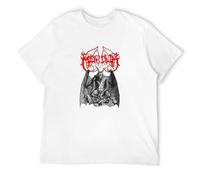 MISTT WOPII Men's Marduk Demon with Wings T-Shirts White XL