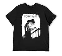 MISTT WOPII Men's Nosferatu Vampire Horror Movie T Shirt/T Shirt Black S
