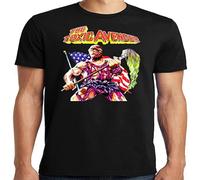 MISTT WOPII Men's Publiciteez Big and Tall The Toxic Avenger Horror Movie T-Shirt Black 3XL
