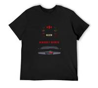MISTT WOPII Men's Rou Kitt Knight Rider Classic Retro TV Series KARR T-Shirts Black M