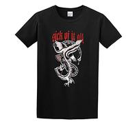 MISTT WOPII Men's Sick of It All 'Eagle' T-Shirts Black S