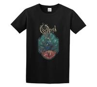 MISTT WOPII Opeth Sorceress Simple Letter Retro Base Reunion T-Shirt Black L